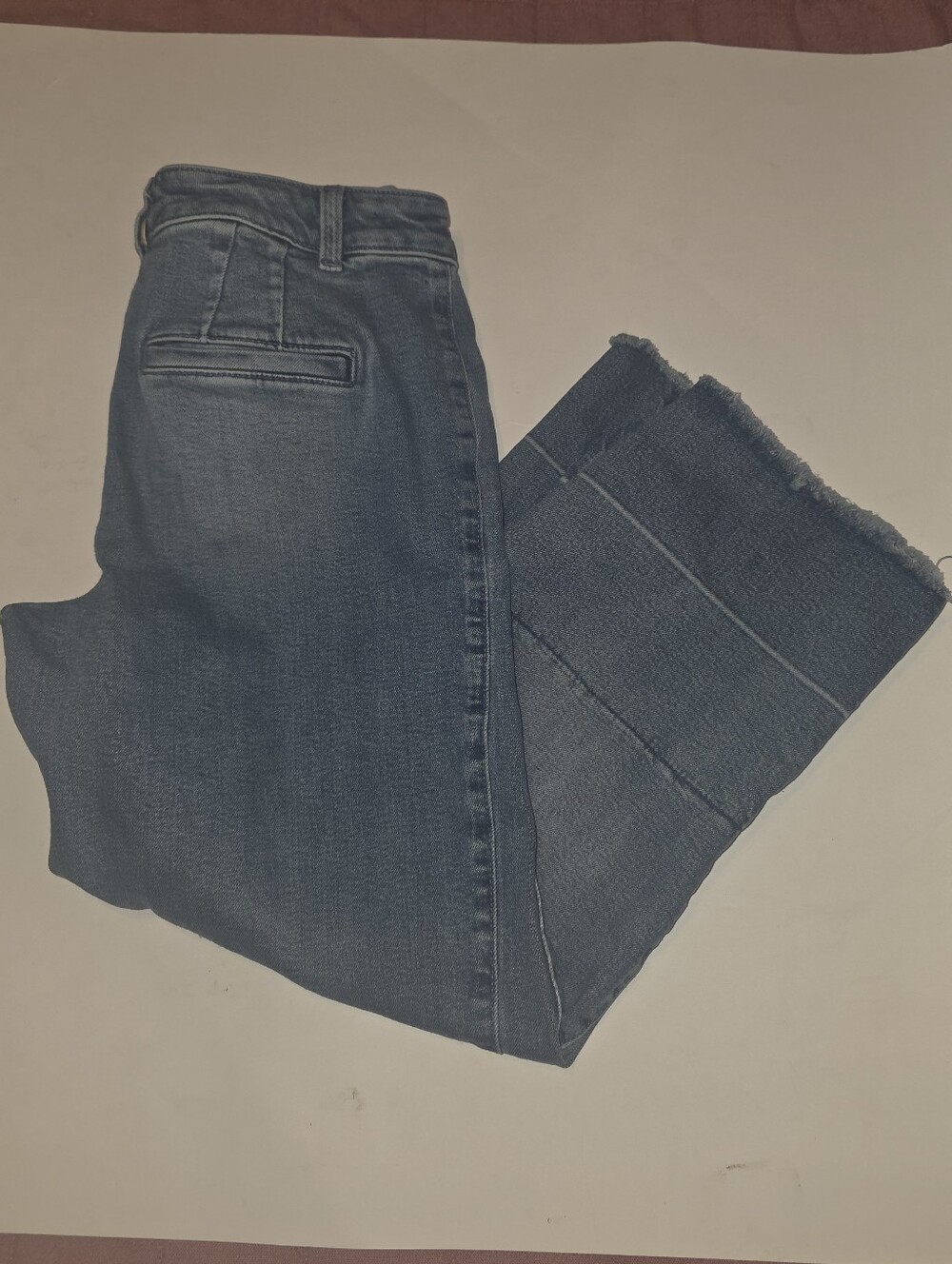 Talbots Wide Leg Cropped Jeans Size 2
